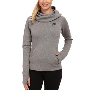 Nike cowl/funnel neck hoodie